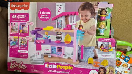 NEW Fisher-Price Little People Barbie Little Dreamhouse Playset - Factory Sealed