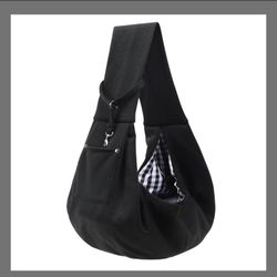 🐾 Reversible Dog & Cat Sling Carrier – Hands-Free Pet Travel Bag with Pocket 🐶