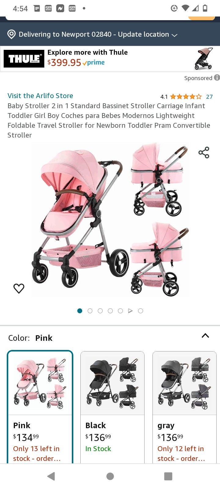 Brand New Our Of Box Beautiful Baby Girl Carriage
