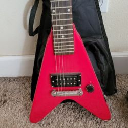  Gibson Roadie Mini Flying V Red With AMP+Stand
