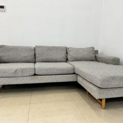 West Elm Sofa With One Cushion Cover Broken