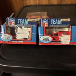 1991 matchbox NFL box truck lot. Philadelphia Eagles & San Francisco 49ers. NIP