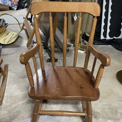 Toddler Wooden Rocker