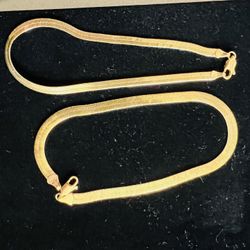 Gold Plated 14K Anklet 