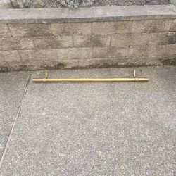 Antique BRASS BOOT KICK RAIL