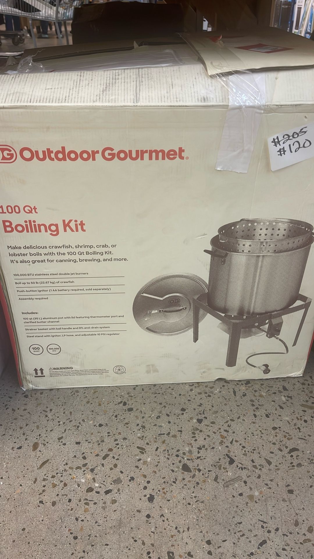 100 Qt Boiling Kit