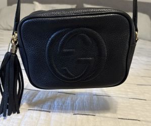 GUCCI SOHO LEATHER CROSSBODY BAG