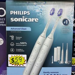 Philips Sonicare Advanced Clean Rechargeable Toothbrush Set