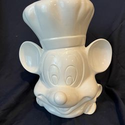 Mickey Mouse Chef Cookie Jar Walt Disney Productions