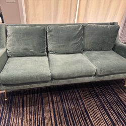 West Elm Carlos Mid century sofa