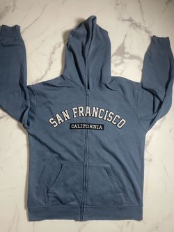 San Francisco California Full Zip Hoodie Size L