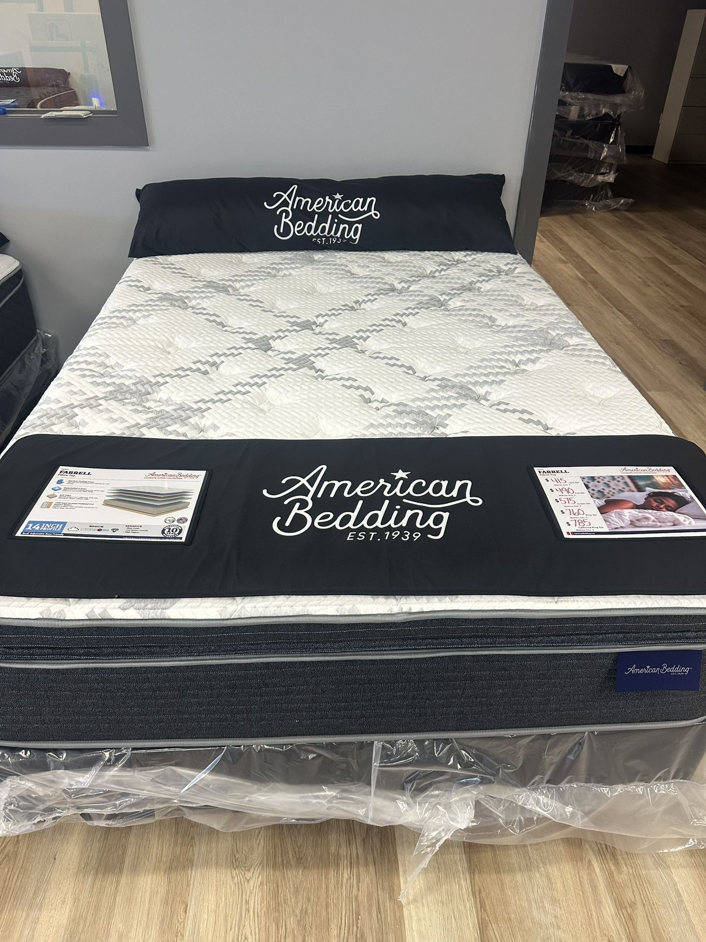 14in Pillow Top Mattress Set!! Queen Size