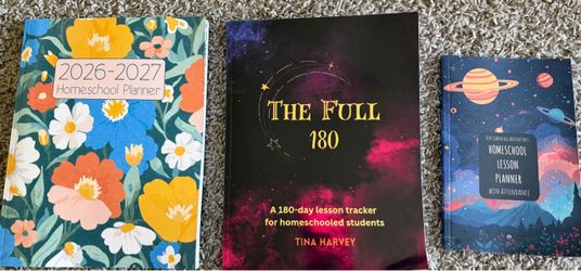 Homeschool Planner Books Bundle of 3