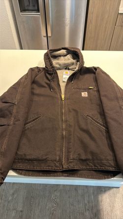 Carhartt Men’s Hooded Duck Canvas Work Jacket