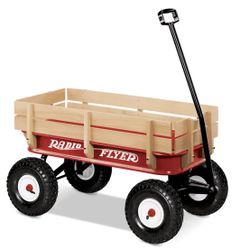 Radio Flyer brand page All-Terrain Steel & Wood Wagon
