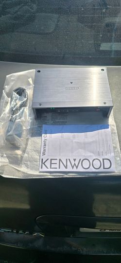 (NEW) Kenwood - KAC-531 Class D Digital Mono Amplifier with Variable Low-Pass Crossover and Bass Knob - Silver