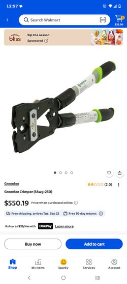 Greenlee crimper