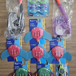 Swimgear Snorkel Masks, Goggles, and Outdoor Fun Glider Toys