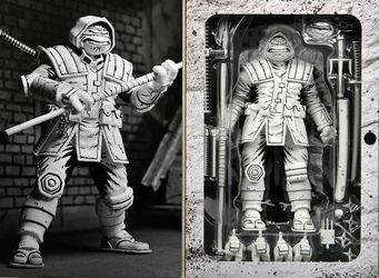 TMNT The Last Ronin Black and White NECA