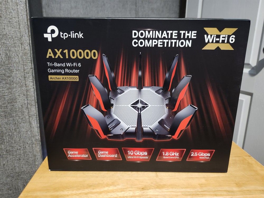 Tp Link Ax10000 Newer Version Wifi 6 Tri Band Router