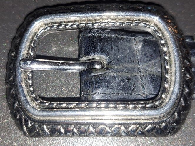 Silver Belt Buckle