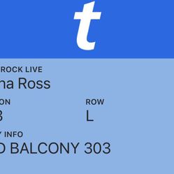 Diana Ross Ticket 