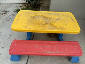 Picnic Table Fisher Price Kid Table Fisher Price Kids Picnic Table
