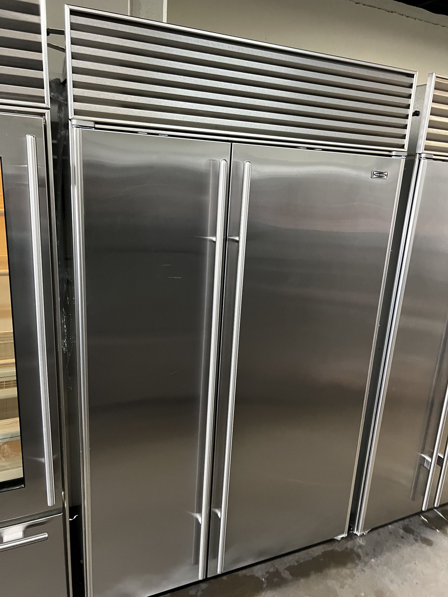 Sub Zero 48”Wide Built In Side By Side Refrigerator Side By Side