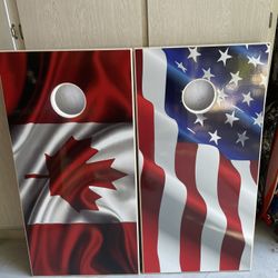 Custom Wrapped Cornhole Boards 