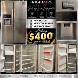 Frigidaire Gallery Side-by-Side Stainless Steel Refrigerator
