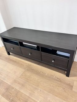 Ikea Hemnes Black- Brown TV Stand