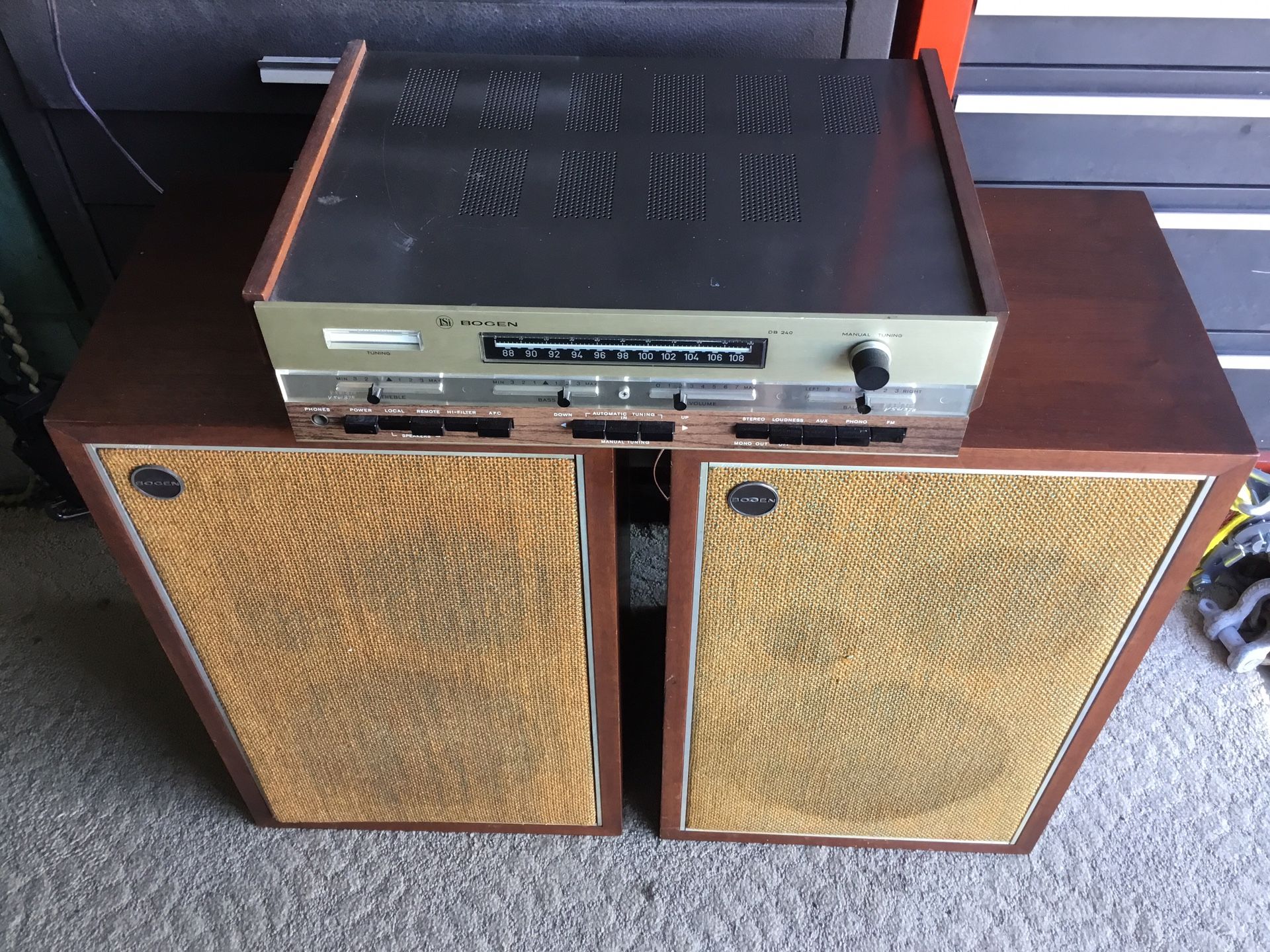 Bogan Vintage Stereo System From 1960s