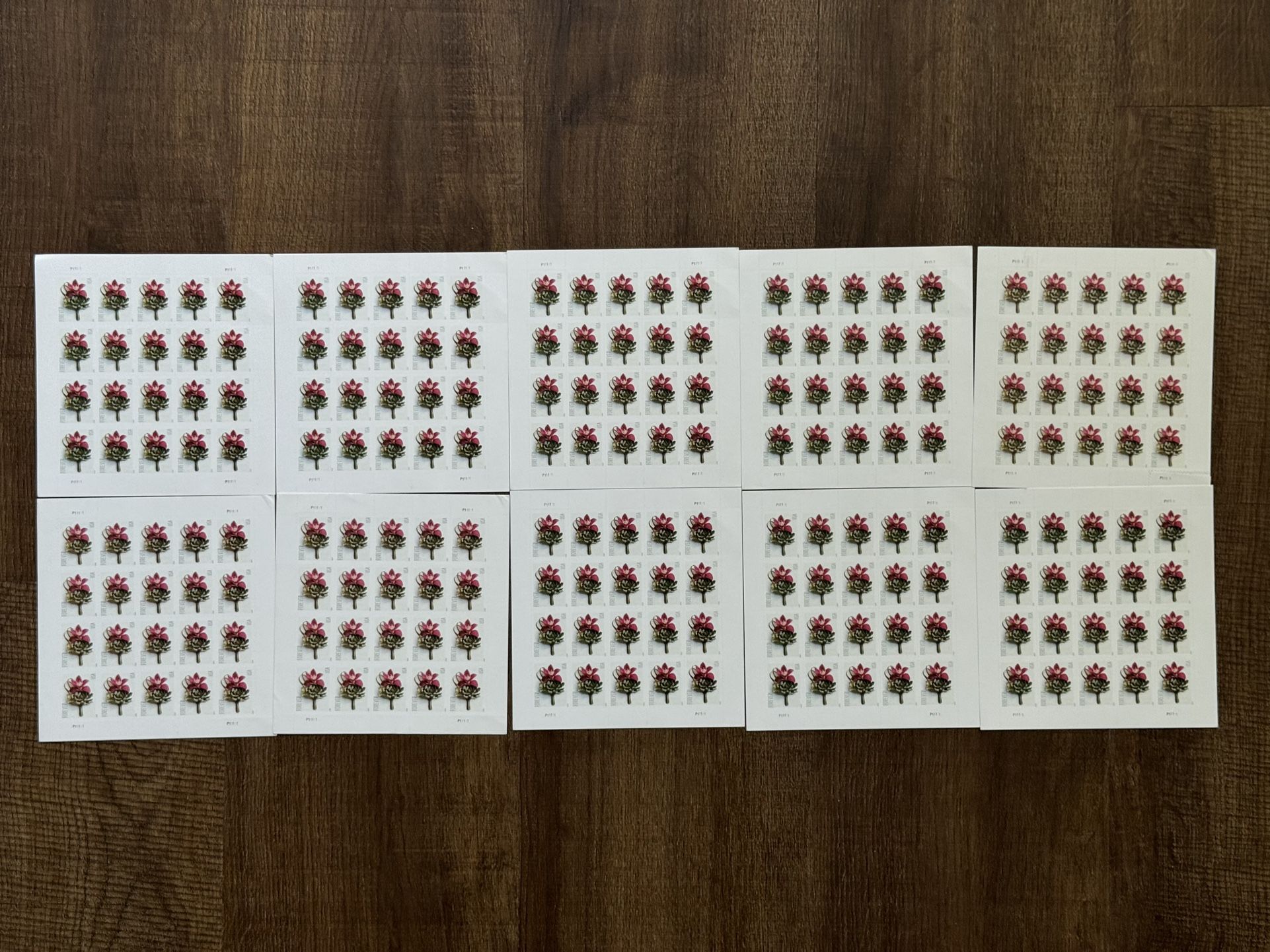 200 USPS Forever Stamps - 10 Sheets (Face Value $146)
