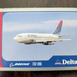 2003 Delta Airline Pilot Trading Card #3 Boeing 737-200