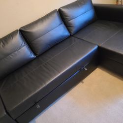 Ikea Friheten Black Sectional Sleeper  Located In Maricopa City