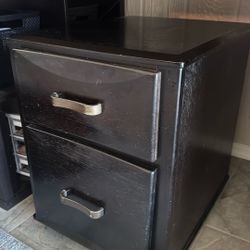 Small filing Cabinet Ashley Furniture Dark espresso finish 