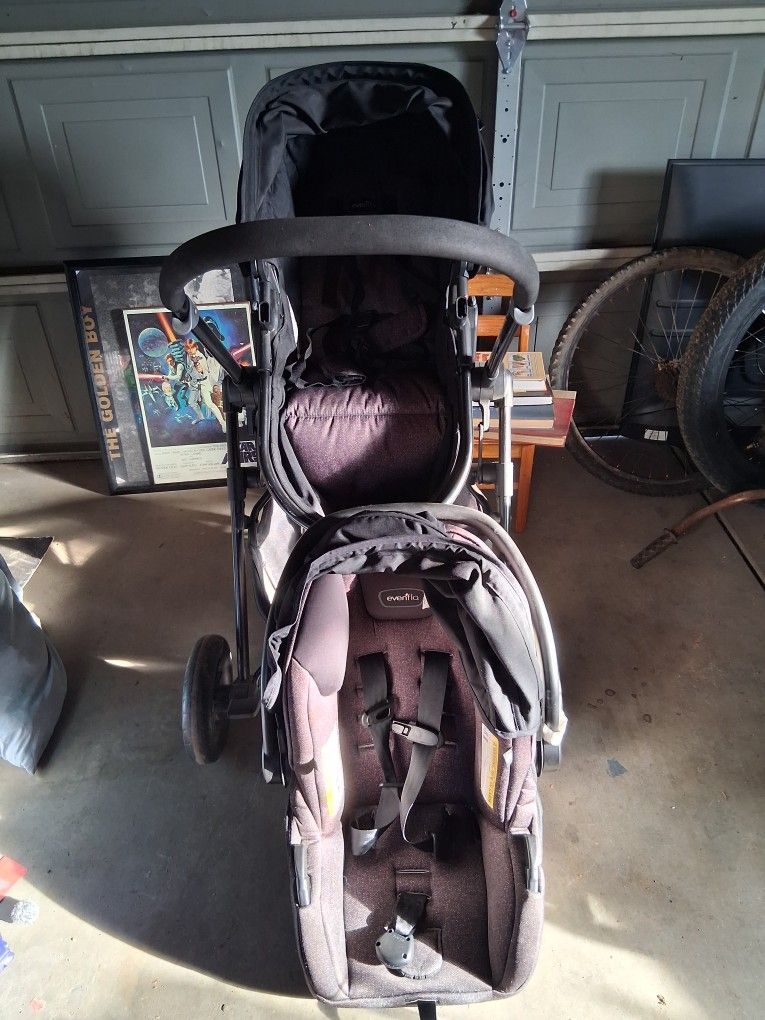 Evenflo Pivot Modular Travel System With Infant Car Seat