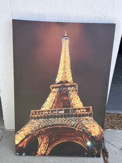 Eiffel Tower canvas wall art
