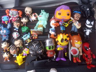 Loose mini funko and standard figure