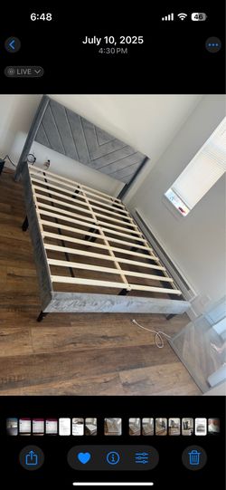 Queen size bed frame
