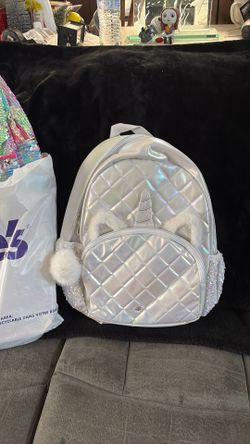 Claire’s white sequins UNICORN 🦄 backpack 🔥🔥🔥ONLY $10 firm MORE IN PROFILE 🤩