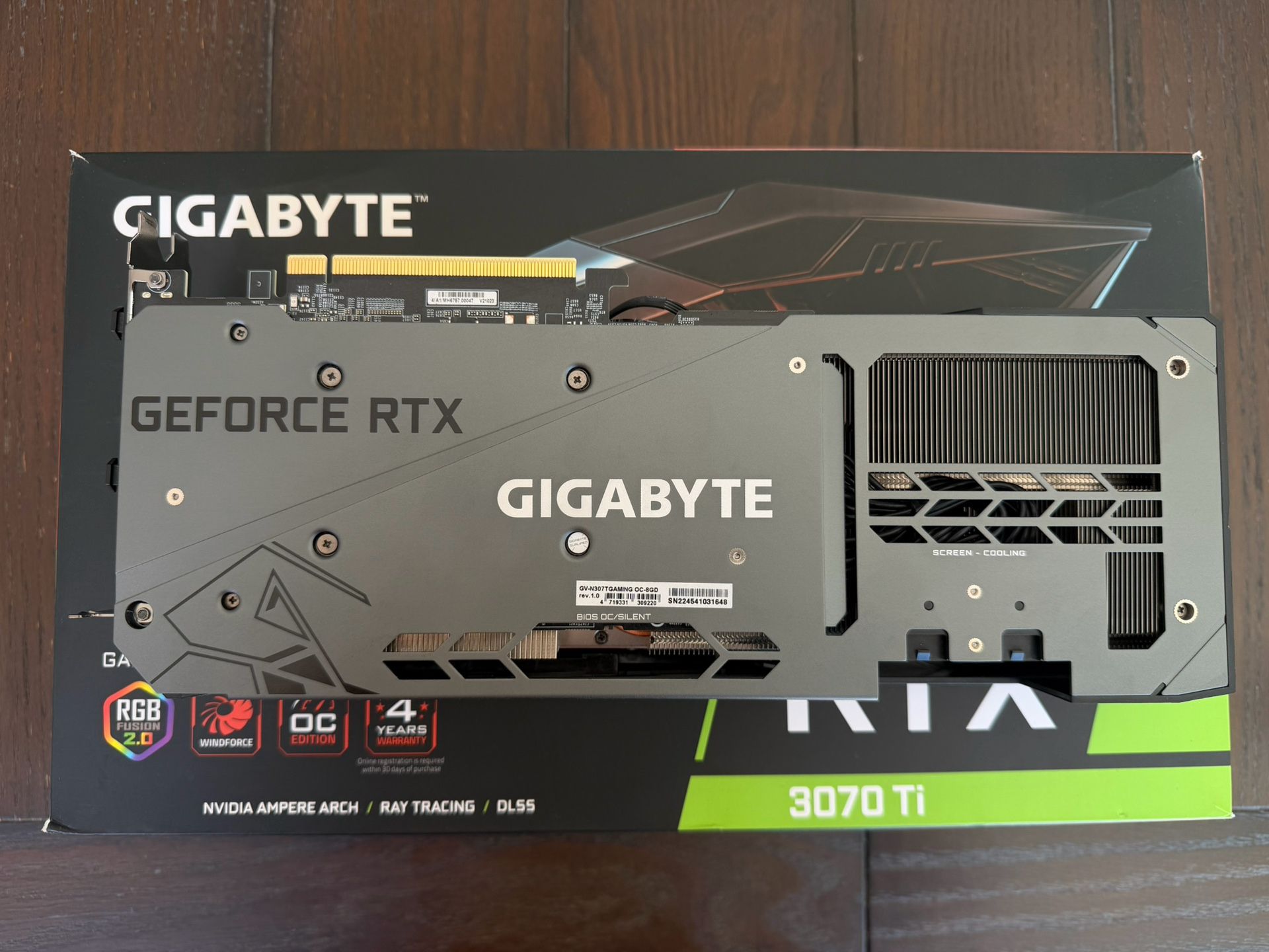 GIGABYTE GeForce RTX 3070 Ti Gaming OC 8G Graphics Card, WINDFORCE 3X Cooling System, 8GB