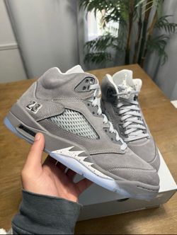 Jordan 5 wolf grey size 10.5
