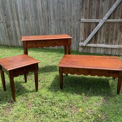 Pier One Coffee Table, Console Table, & End Table
