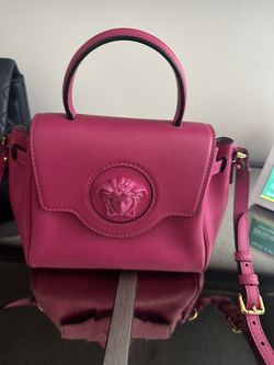 Versace Grained Calfskin Small La Medusa