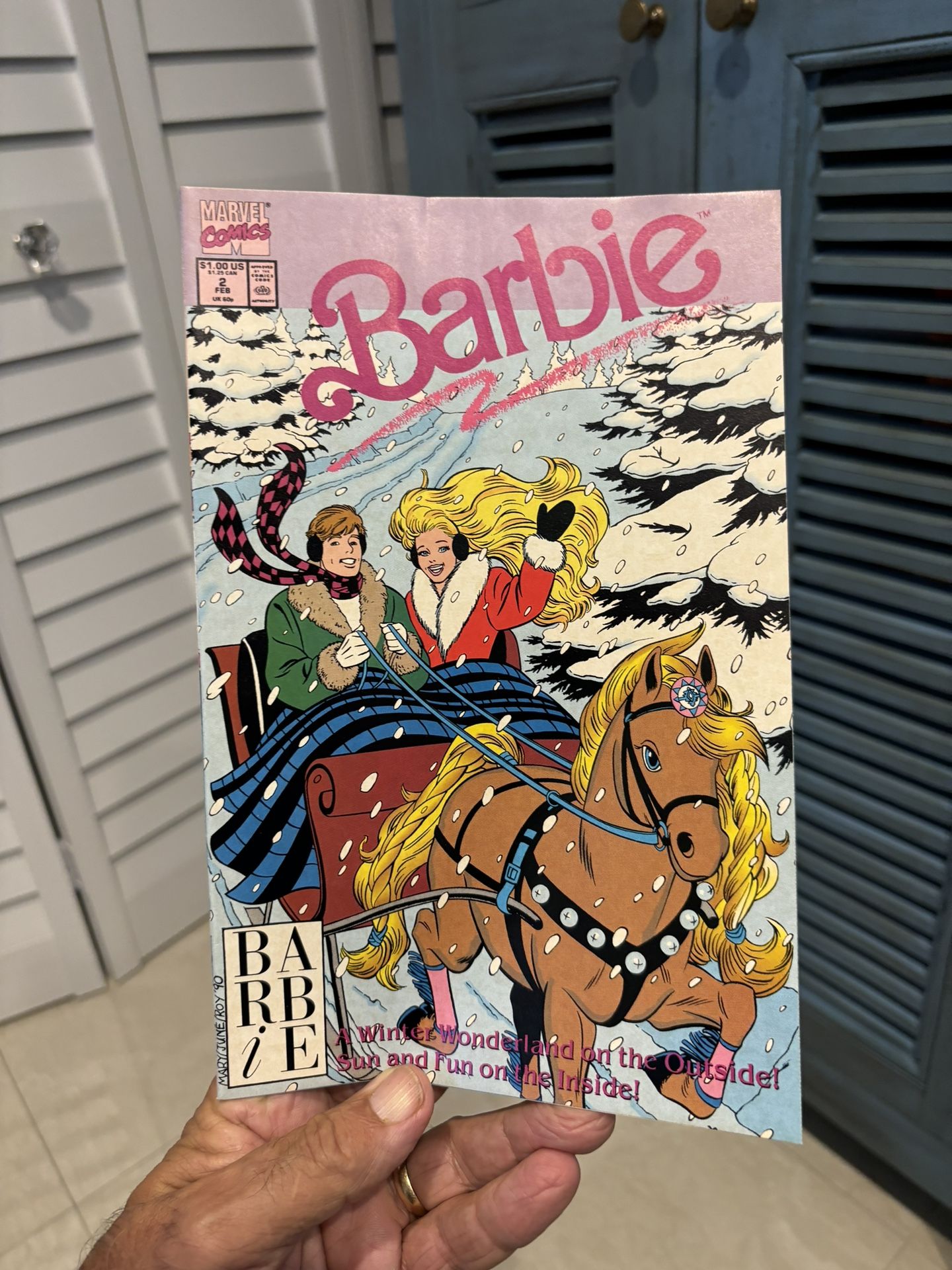 Year 1991 Vintage Barbie Comic #2
