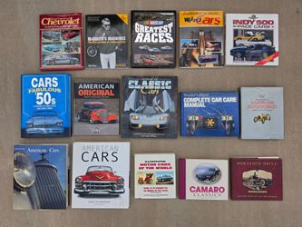 Automobilia Coffee Table Books Collection of 15 Car Automotive Mancave