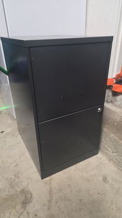 Metal file cabinet