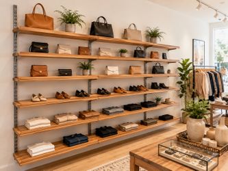 FOR SALE – COMPLETE COMMERCIAL WALL SHELVING SYSTEM