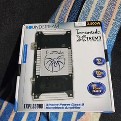 Soundstream TXP 3500 Amplifier  Bass Remote Included 
